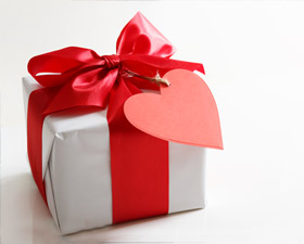 You can purchase the holiday and birthday gifts and wedding gifts and all the wrapping paper, boxes, packing material, bows and cards.