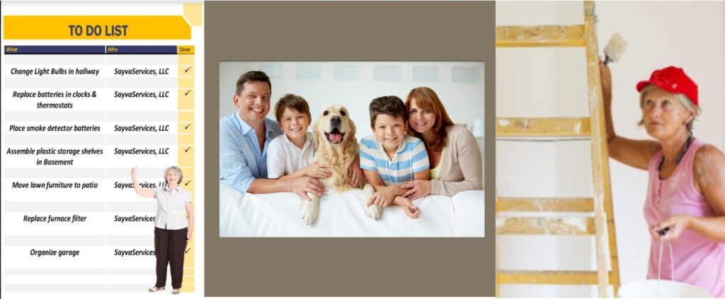 Seniors-Caregiver-family-enjoying-getting-things-done-with-TO-DO-list